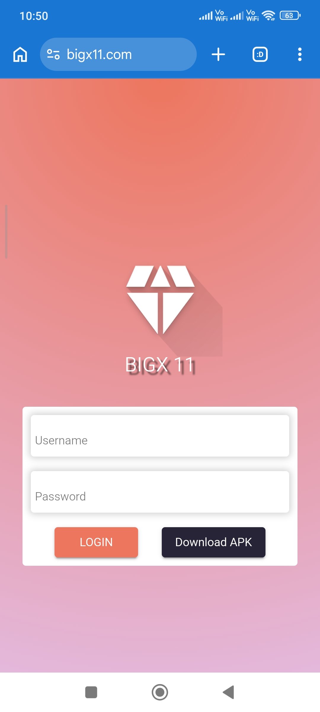 bigx11.in screenshot